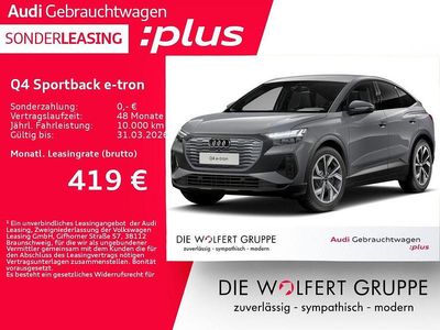 Kieselgrau Gebraucht 2025 Audi Q4 Sportback e-tron Ambiente SUV | 45.310 € (Superpreis)