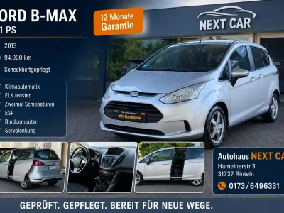 Gebraucht Ford B-MAX 101 PS (74 kW) 2013 Silber Van / Kleinbus