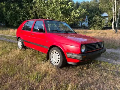 Gebraucht VW Golf II GTD 54 PS (39 kW) 1988 Rot Kleinwagen