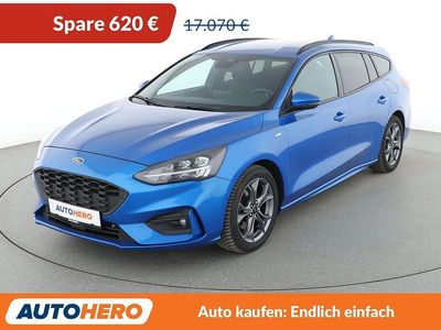 Brugt Ford Focus ST-Line 125 HK (91 kW) 2019 Blå Stationcar