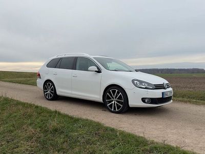 gebraucht VW Golf VI Volkswagen6 Variant Kombi 2.0 TDI Highline 2 Hand