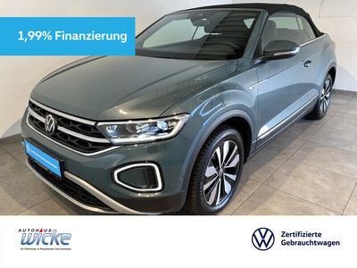 Gebraucht VW T-Roc Cabriolet Move 150 PS (110 kW) 2024 Blau Cabrio