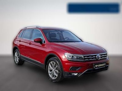 Rot metallic Gebraucht 2018 VW Tiguan Highline SUV | 30.090 € (Guter Preis)