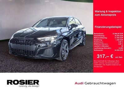 Usata Audi A3 S-Line 110 CV (80 kW) 2024 Nero Berlina