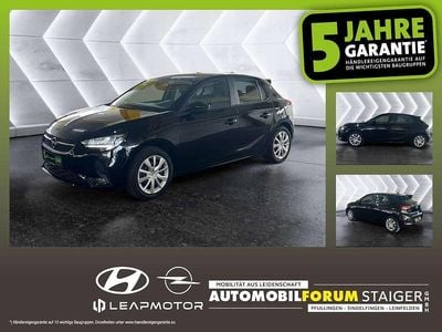 Gebraucht Opel Corsa Edition 101 PS (74 kW) 2022 Diamant schwarz/karbon schwarz Kleinwagen
