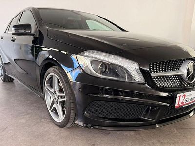 Usata Mercedes A180 AMG line 122 CV (89 kW) 2015 Nero Berlina