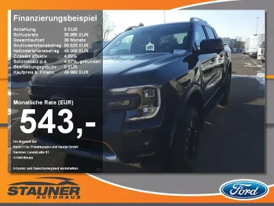 Neu Ford Ranger Wildtrack 205 PS (150 kW) 2026 Schwarz Pickup