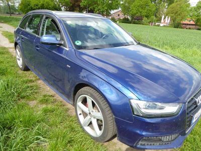 gebraucht Audi A4 AVANT DIESEL AUTOM. STANDHEIZ: .BLAU TÜV NEU AHK