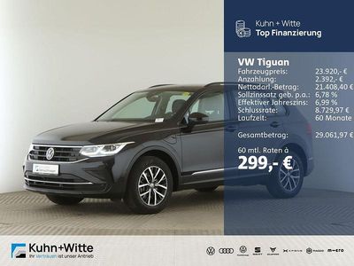 Gebraucht VW Tiguan Life 245 PS (180 kW) 2022 Schwarz SUV