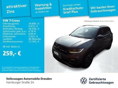 Grau Gebraucht 2021 VW T-Cross United SUV | 19.890 € (Fairer Preis)