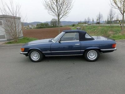 Usata Mercedes SL500 231 CV (169 kW) 1985 Blu Cabrio