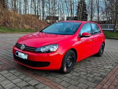 Gebraucht VW Golf VI Comfortline 80 PS (58 kW) 2009 Rot Kleinwagen
