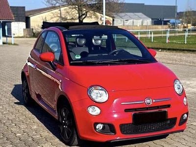 Usata Fiat 500C Sport 69 CV (50 kW) 2014 Rosso Cabrio