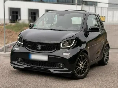 Gebraucht Smart ForTwo Cabrio Brabus 109 PS (80 kW) 2016 Schwarz Cabrio