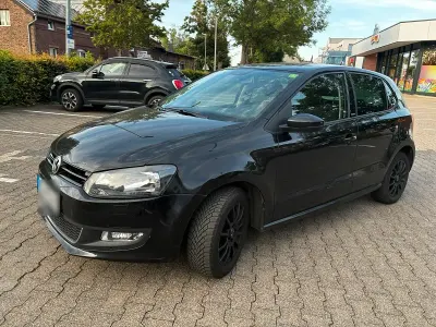 Gebraucht VW Polo Startline 90 PS (66 kW) 2012 Schwarz Kleinwagen