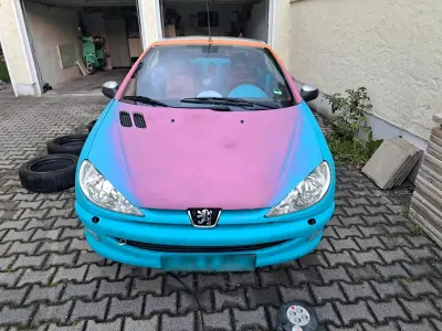 Gebraucht Peugeot 206 CC 136 PS (100 kW) 2002 Silber Cabrio