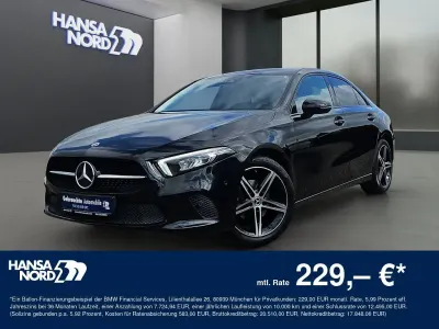 Gebraucht Mercedes A180 Night 136 PS (100 kW) 2021 Schwarz / nachtschwarz Limousine