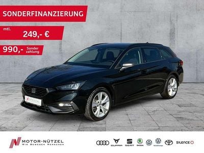 Usata Seat Leon ST FR 150 CV (110 kW) 2021 Nero Station wagon