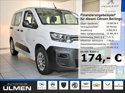 gebraucht Citroën Berlingo Live Pack 1.2 PureTech 110 EU6d Klimaanlage Park Distance Control Tempomat