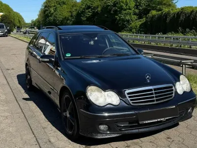 Brugt Mercedes C230 204 HK (150 kW) 2006 Sort Stationcar