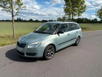 Gebraucht Skoda Fabia 86 PS (63 kW) 2009 Blau Kombi