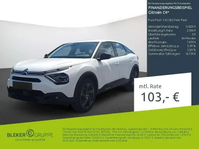 Gebraucht Citroën C4 Feel 131 PS (96 kW) 2023 Weiß Limousine