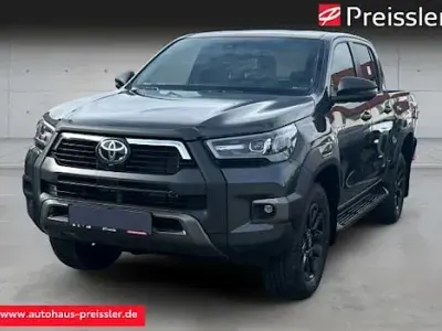 Ny Toyota HiLux 204 HK (150 kW) 2026 Grå Pickup / Ladvogn