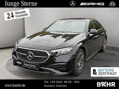 Lack obsidianschwarz Gebraucht 2024 Mercedes E300 AMG Limousine | 50.950 € (Superpreis)