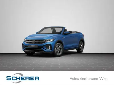 Gebraucht VW T-Roc Cabriolet R-line 150 PS (110 kW) 2025 Blau Cabrio