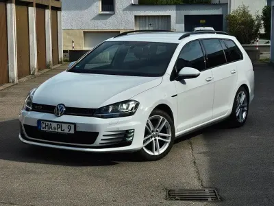 Brugt VW Golf VII GTD 184 HK (135 kW) 2015 Hvid Stationcar