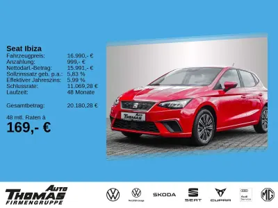 Brugt Seat Ibiza Style 116 HK (85 kW) 2024 Rød Hatchback