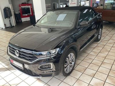 Gebraucht VW T-Roc Cabriolet Style 150 PS (110 kW) 2021 Schwarz Cabrio