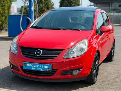 Gebraucht Opel Corsa Color Edition 87 PS (63 kW) 2010 Rot Kleinwagen