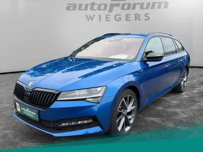 Gebraucht Skoda Superb SportLine 280 PS (205 kW) 2021 Blau Kombi