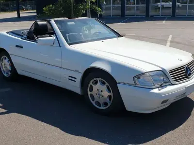 Gebraucht Mercedes SL320 231 PS (169 kW) 1996 Weiß Cabrio