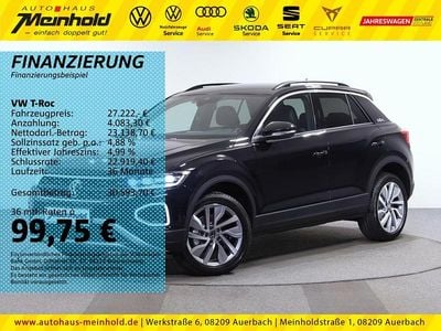 Gebraucht VW T-Roc Goal 150 PS (110 kW) 2024 Deep black perleffekt SUV