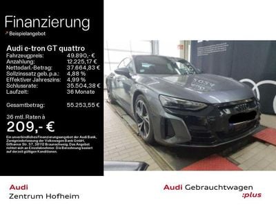 Gebraucht Audi e-tron GT quattro Sport 350 kW (476 PS) 2022 Daytonagrau perleffekt Limousine