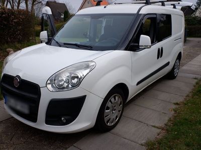 gebraucht Fiat Doblò Maxi weiß L2 EZ 2012 | Camping Umbau + Bett +AHK