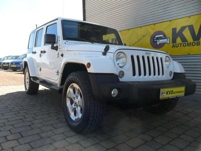 Gebraucht Jeep Wrangler Unlimited Sahara 200 PS (147 kW) 2015 Weiß SUV