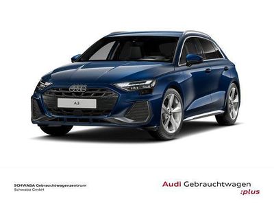 Begagnad Audi A3 S-Line 116 HK (85 kW) 2025 Blå Sedan