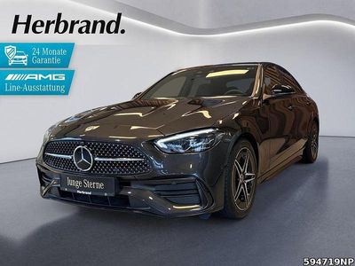 Metalliclack graphitgrau Gebraucht 2024 Mercedes C200 AMG Limousine | 42.890 € (Etwas zu teuer)