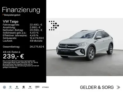 Brugt VW Taigo R-line 110 HK (80 kW) 2022 Grå SUV