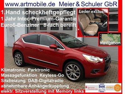 gebraucht Citroën DS4 SoChic Volleder Massage Navi DAB AHK 1.Hand