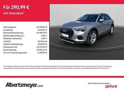 Brugt Audi Q3 Advanced 150 HK (110 kW) 2021 Sølv SUV