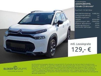 Gebraucht Citroën C3 Aircross Shine 110 PS (80 kW) 2023 Weiß SUV