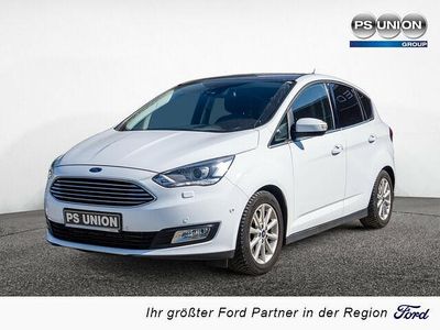 Gebraucht Ford C-MAX Titanium 150 PS (110 kW) 2018 Weiß Van / Kleinbus