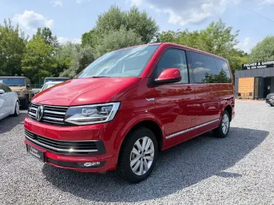 Gebraucht VW Caravelle Highline 204 PS (150 kW) 2017 Rot Van