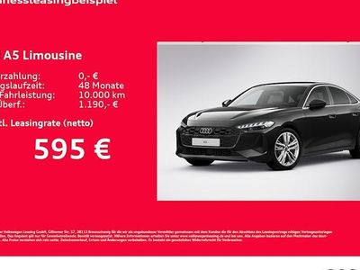 Schwarz Neu 2026 Audi A5 Ambiente Limousine | 66.510 € (Guter Preis)