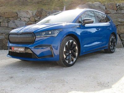 Gebraucht Skoda Enyaq iV SportLine 194 kW (265 PS) 2024 Blau SUV
