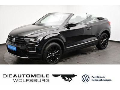 Gebraucht VW T-Roc Cabriolet Style 150 PS (110 kW) 2022 Deep black perleffekt (metallic) Cabrio